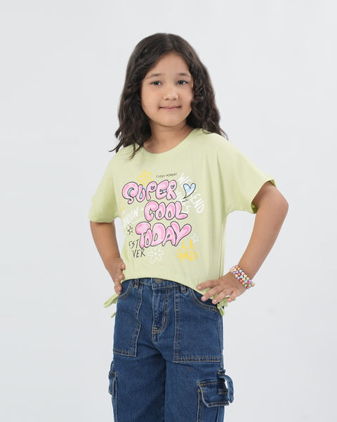 Girls' Half Sleeves T-Shirt