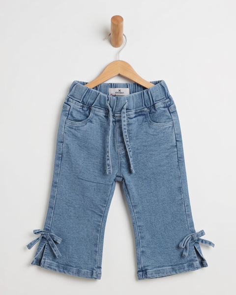 Newborn Girls' Denim Pants