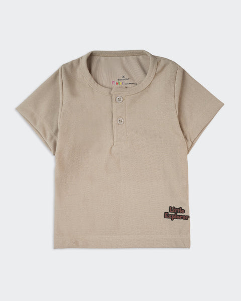 Newborn Boys Textured Co-Ord Set
