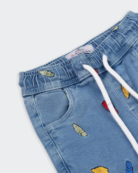 Newborn Boys' Regular Denim Shorts