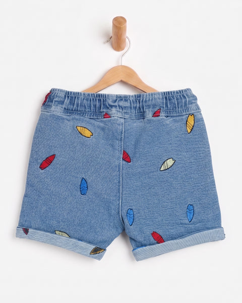 Newborn Boys' Regular Denim Shorts