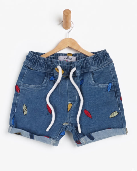 Newborn Boys' Regular Denim Shorts