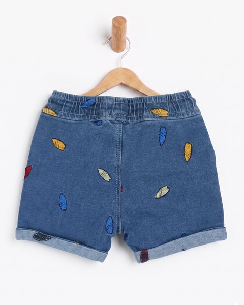 Newborn Boys' Regular Denim Shorts