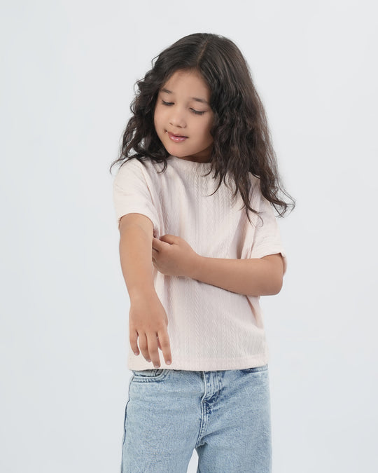 Girls' Half Sleeves T-Shirt
