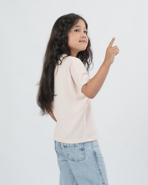 Girls' Half Sleeves T-Shirt