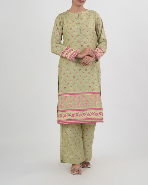 Women's Essentials Printed 2 Pc Suit
