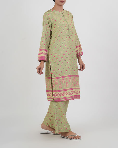 Women's Essentials Printed 2 Pc Suit