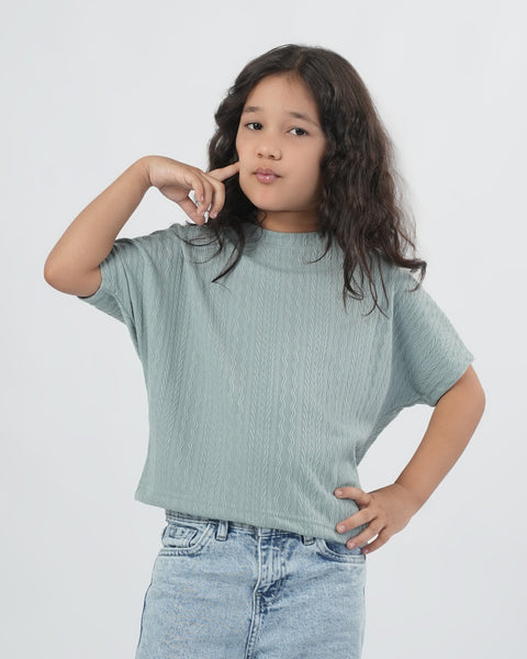 Girls' Half Sleeves T-Shirt
