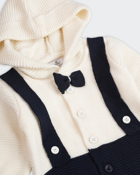 Newborn Boys Sweater Romper