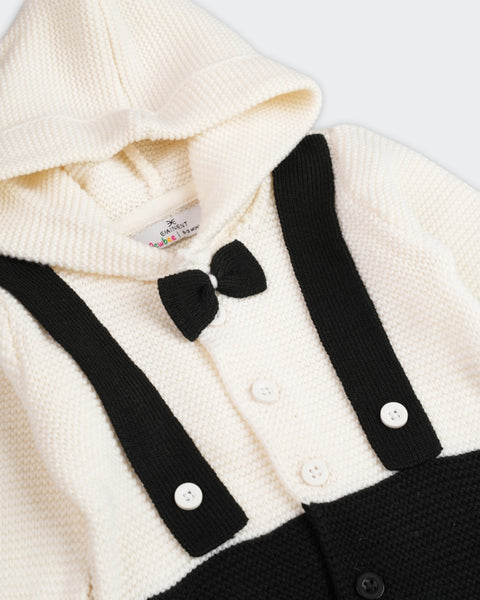 Newborn Boys Sweater Romper