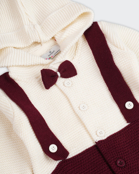 Newborn Boys Sweater Romper