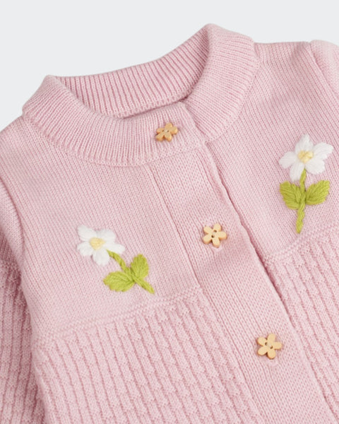 Newborn Girls Sweater Romper