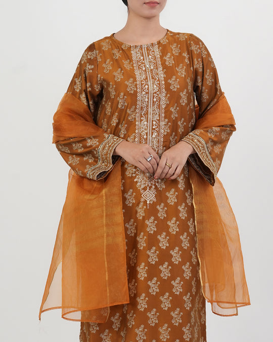 Women's Signature Embroidered 3pc Suit