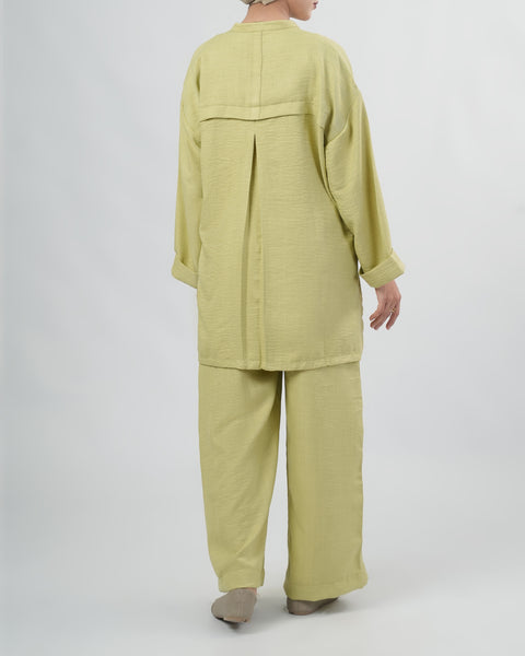 Women's Twill Dyed 2Pcs Co-Ord Set