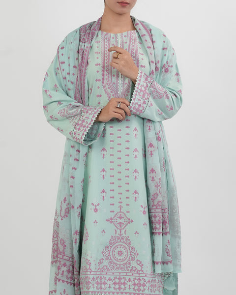 Women's Essential Printed 3pc Suit
