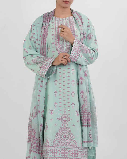 Women's Essential Printed 3pc Suit