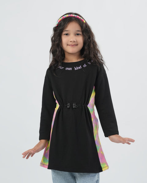 Eminent Girls Full Sleeves Frock - Fuchsia, Girls Frocks, Eminent, Chase Value