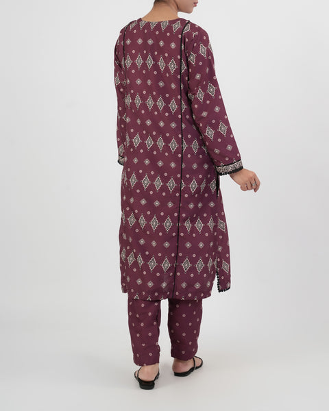 Women's Essentials Printed 2 Pc Suit