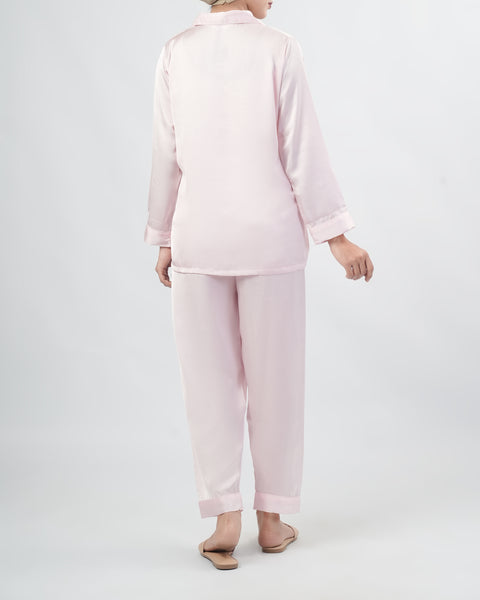 Women's Relaxed Fit Silk Pajama Set