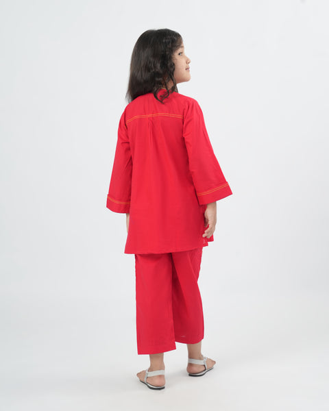 Girls Embroidered Shalwar Kameez Suit