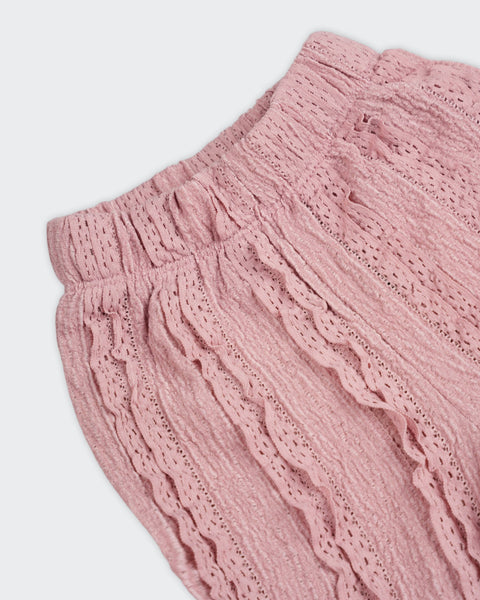 Newborn Girls Knitted Night Trousers