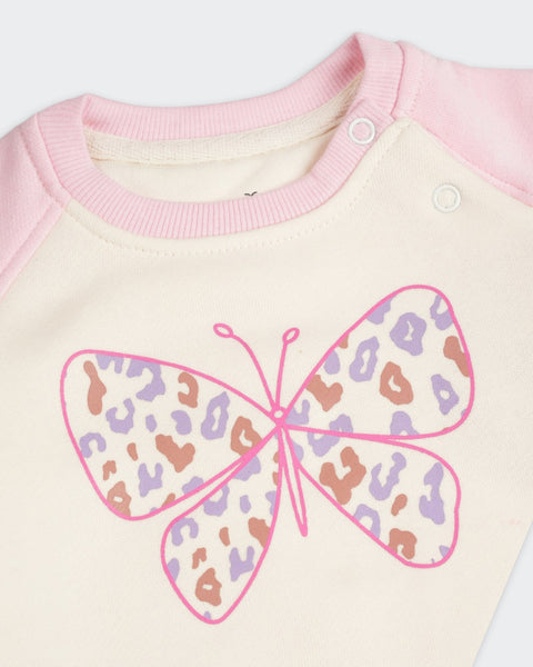 Newborn Girls Knitted Sweatshirt