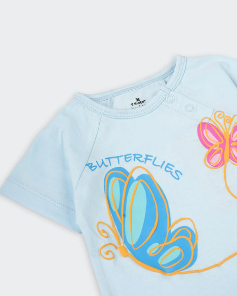 Newborn Girls' Interlock T-Shirt