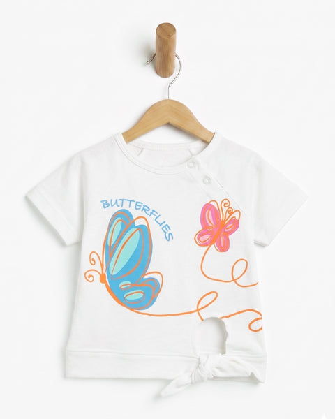 Newborn Girls' Interlock T-Shirt