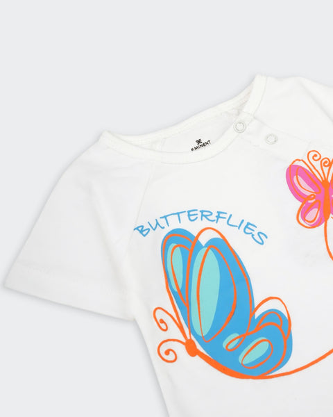 Newborn Girls' Interlock T-Shirt