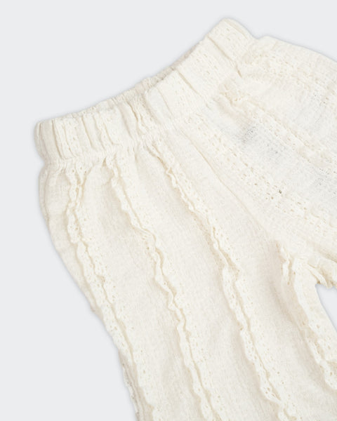 Newborn Girls Knitted Night Trousers