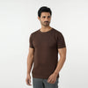 Eminent Men's Round Neck Half Sleeves T-Shirt - Brown, Men's T-Shirts & Polos, Eminent, Chase Value