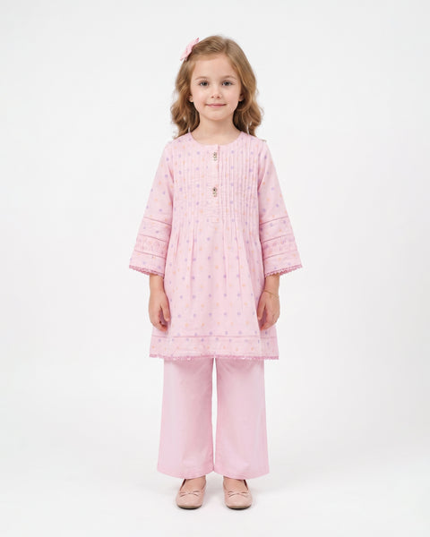 Girls' Essentials Printed 2Pc Suit