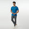 Eminent Men's Round Neck Half Sleeves T-Shirt - Mid Blue, Men's T-Shirts & Polos, Eminent, Chase Value
