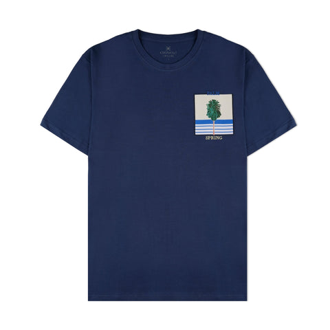Eminent Men's Round Neck Half Sleeves Printed T-Shirt - Navy Blue, Men's T-Shirts & Polos, Eminent, Chase Value