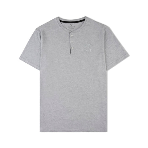 Eminent Men's Round Neck Half Sleeves Printed T-Shirt - Ash Grey, Men's T-Shirts & Polos, Eminent, Chase Value