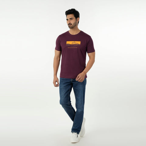 Eminent Men's Round Neck Half Sleeves Printed T-Shirt - Port Royal, Men's T-Shirts & Polos, Eminent, Chase Value