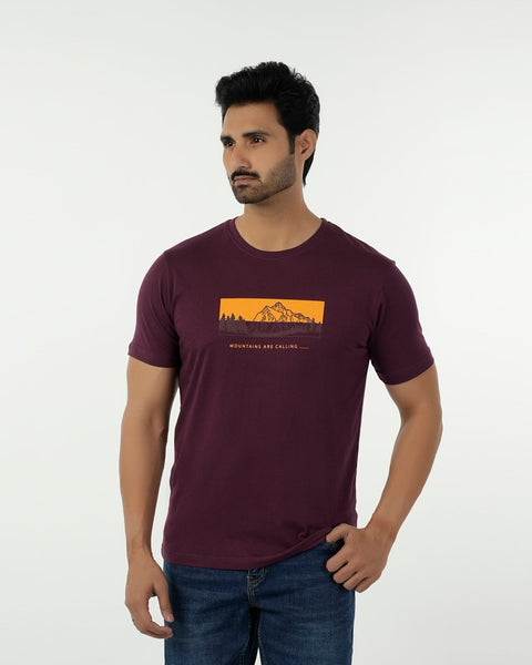 Eminent Men's Round Neck Half Sleeves Printed T-Shirt - Port Royal, Men's T-Shirts & Polos, Eminent, Chase Value