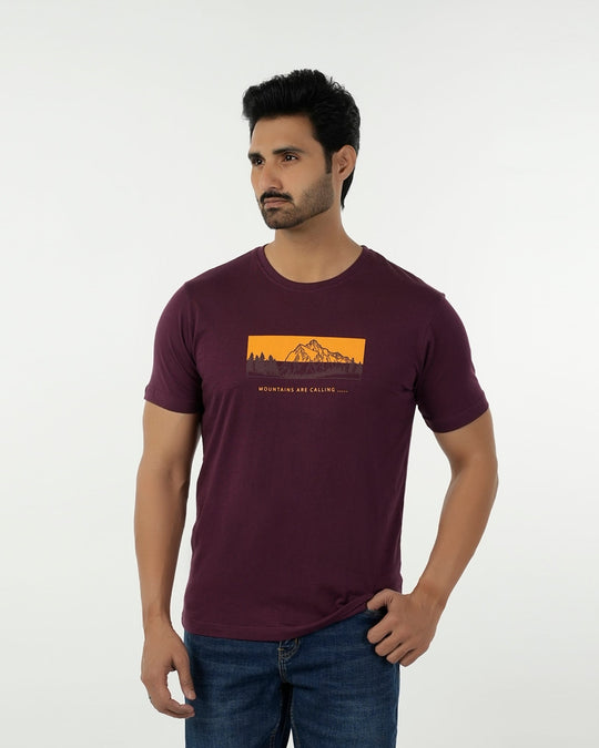 Eminent Men's Round Neck Half Sleeves Printed T-Shirt - Port Royal, Men's T-Shirts & Polos, Eminent, Chase Value