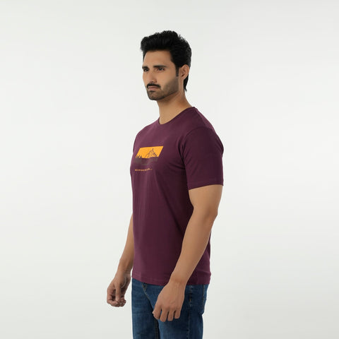 Eminent Men's Round Neck Half Sleeves Printed T-Shirt - Port Royal, Men's T-Shirts & Polos, Eminent, Chase Value