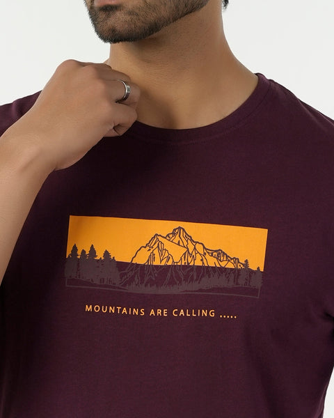 Eminent Men's Round Neck Half Sleeves Printed T-Shirt - Port Royal, Men's T-Shirts & Polos, Eminent, Chase Value