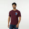 Eminent Men's Round Neck Half Sleeves Printed T-Shirt - Maroon, Men's T-Shirts & Polos, Eminent, Chase Value