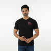 Men's Eminent Round Neck Half Sleeves Printed T-Shirt - Black, Men's T-Shirts & Polos, Eminent, Chase Value