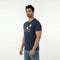 Eminent Men's Round Neck Half Sleeves Printed T-Shirt - Mid Blue, Men's T-Shirts & Polos, Eminent, Chase Value