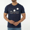 Eminent Men's Round Neck Half Sleeves Printed T-Shirt - Mid Blue, Men's T-Shirts & Polos, Eminent, Chase Value