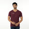 Eminent Men's Round Neck Half Sleeves Printed T-Shirt - Maroon, Men's T-Shirts & Polos, Eminent, Chase Value