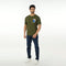 Men's Eminent Round Neck Half Sleeves Printed T-Shirt - Olive Green, Men's T-Shirts & Polos, Eminent, Chase Value