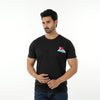 Eminent Men's Round Neck Half Sleeves Printed T-Shirt - Black, Men's T-Shirts & Polos, Eminent, Chase Value
