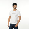 Eminent Men's Round Neck Half Sleeves Printed T Shirt - Off White, Men's T-Shirts & Polos, Eminent, Chase Value