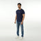 Men's Eminent Round Neck Half Sleeves Printed T-Shirt - Navy Blue, Men's T-Shirts & Polos, Eminent, Chase Value