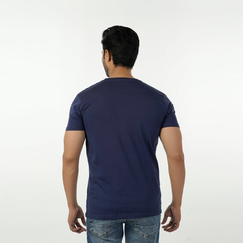 Eminent Men's Half Sleeves T-Shirt - Navy Blue, Men's T-Shirts & Polos, Eminent, Chase Value